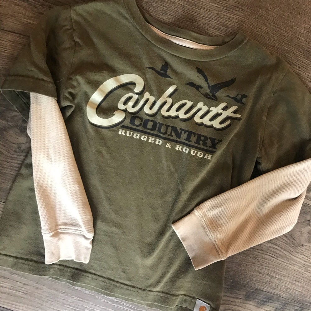 Boys Carhartt long sleeve shirt